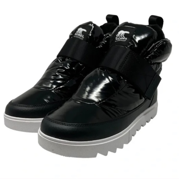 SOREL Joan of Artic Next Lite Strap Puffy Boots Black, Size 9 (9.5 runs large) - Picture 13 of 13
